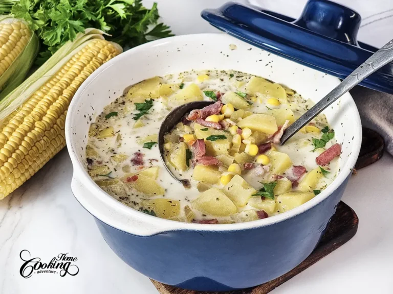 Chowder de Pommes de Terre et Maïs – Aventure Culinaire à Domicile